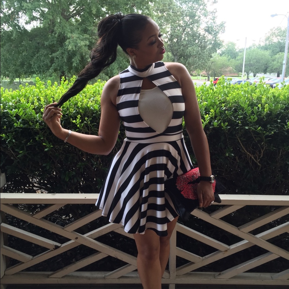 Black And White Dress
